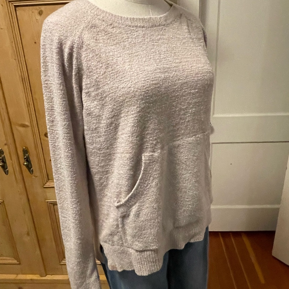 Barefoot Dreams Cozy Crew Neck Sweater - Light Pink